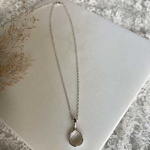 Zilveren ketting ronde schakel