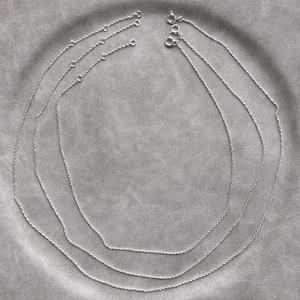 Maeve - 925 sterling zilveren ketting 40-46 cm ronde schakel