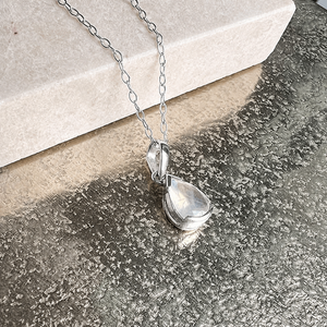 Didi - gemstone pendant drop-shaped moonstone
