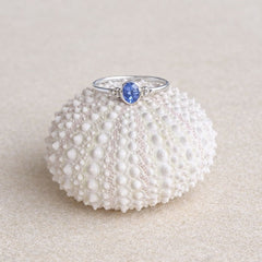 Vive - silver ring with tanzanite gemstone