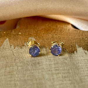 Yaya - oorknopjes goud tanzaniet december