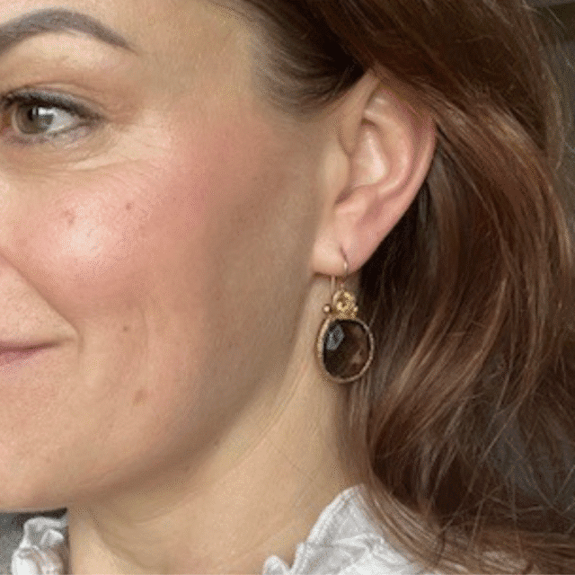 double gems rond ovaal citrien rookkwarts double gems rond ovaal citrien rookkwarts