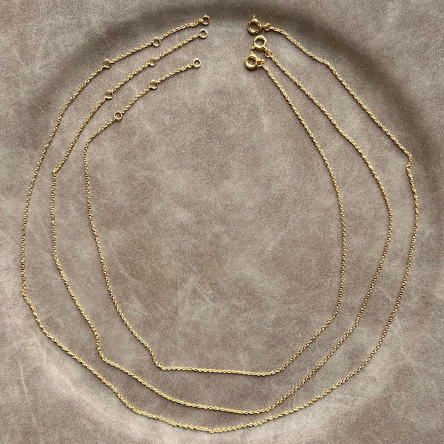 ketting goud drie maten