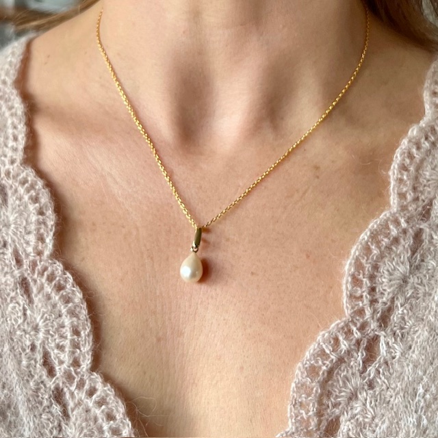 ketting goud gedragen 40-46.