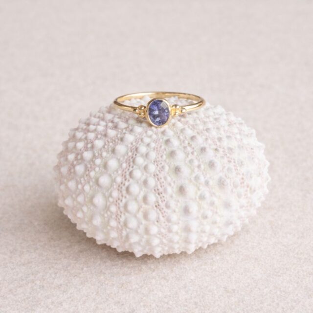 Vive ring goud tanzaniet