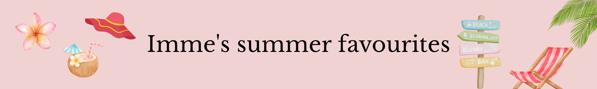 Banner homepage summer favourites